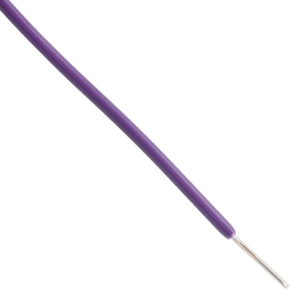 10 METROS CABLE AWG26 MORADO TRENZADO - Imagen 2