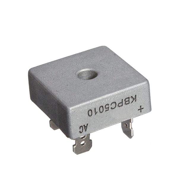 KBPC5010 Puente Rectificador 50A 1000V 5010 Caja Metal Bridge Rectifier