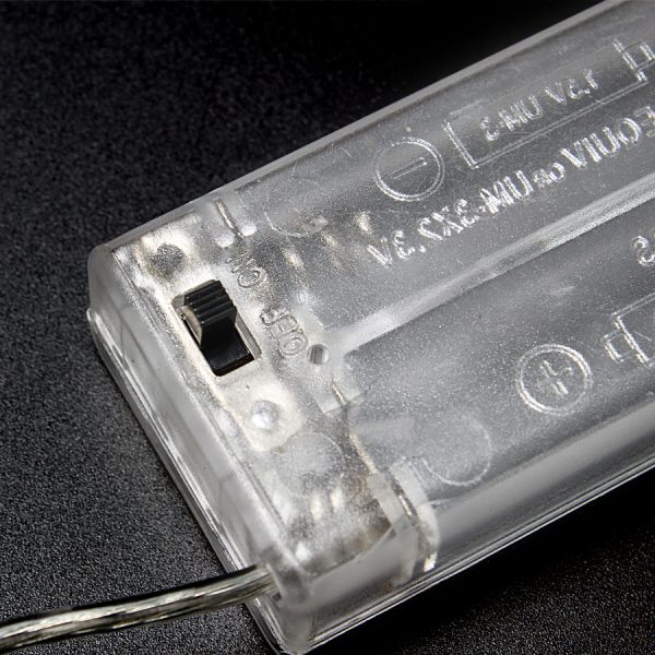 PORTAPILAS 2 PILAS AA LR06 CON INTERRUPTOR Y TAPA TRANSPARENTE - Imagen 5