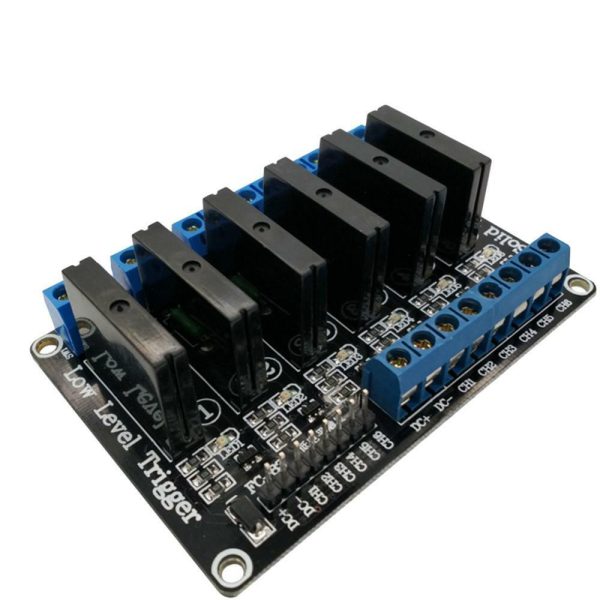 MODULO RELE ESTADO SOLIDO SSR 5V 6 CANALES G3MB-202P NIVEL BAJO