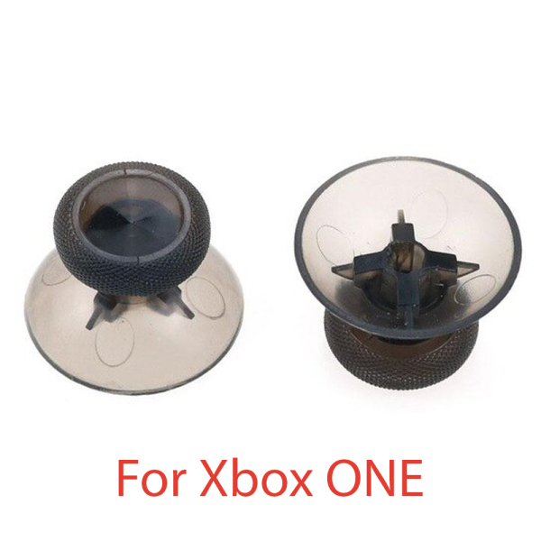 2x JOYSTICK XBOX ONE STICK NEGRO TRANSPARENTE MANDO BOTONES L3 R3 PALANCAS