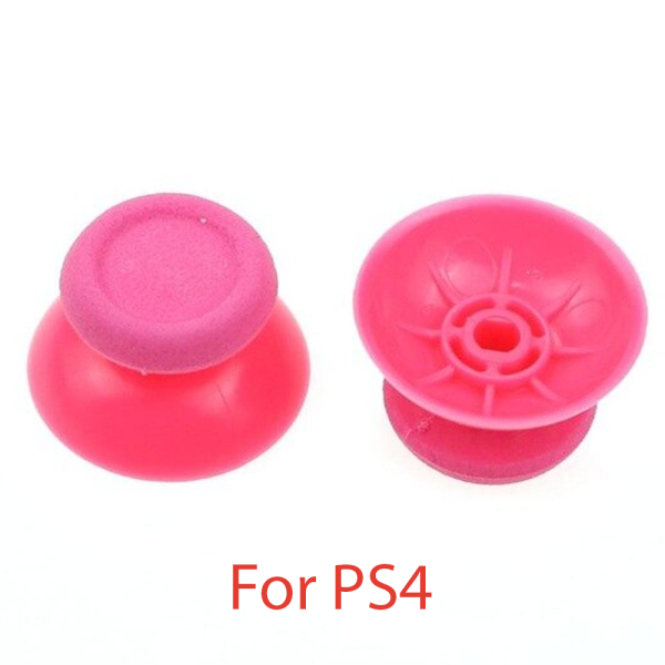 2x JOYSTICK PS4 PLAYSTATION 4 ANALOGICO MANDO THUMB STICK BOTONES R3 L3 ROSA