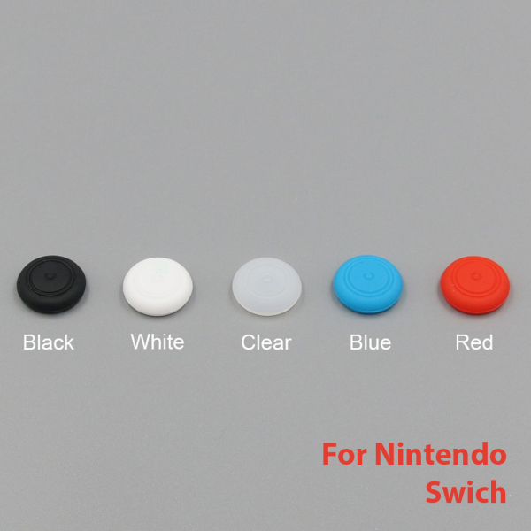 2x GRIPS JOYSTICK NINTENDO SWITCH / SWITCH LITE GOMA PROTECTOR TRANSPARENTE