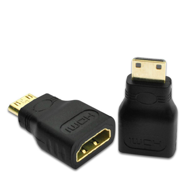 ADAPTADOR CONVERSOR MINI HDMI MACHO TIPO C A HDMI HEMBRA TIPO A CONECTOR HD TV
