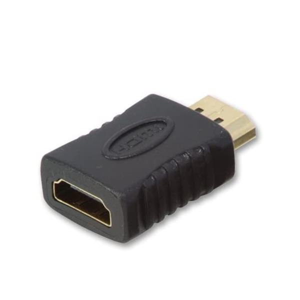 Adaptador Conector HDMI Hembra a HDMI Macho
