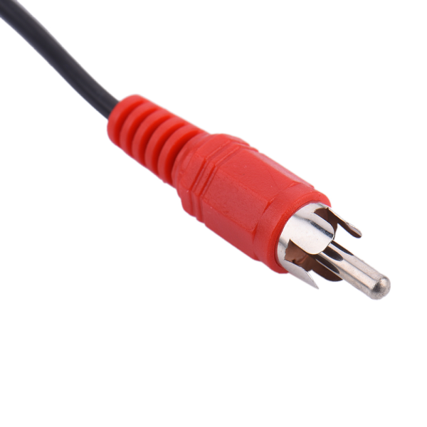 Cable Adaptador de Audio de Jack 3.5mm Hembra a 2 RCA Macho para TV Amplificador 40 cm