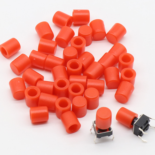 5x Tapon A56 Pulsador Tactil Micro interruptor 6*6 ROJO