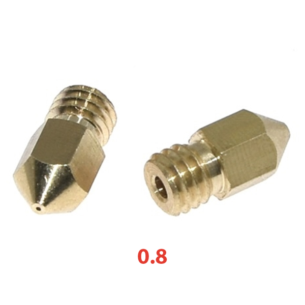 Boquilla Extrusora  MK8 0.8mm 1.75mm  Reprap Makerbot 3d