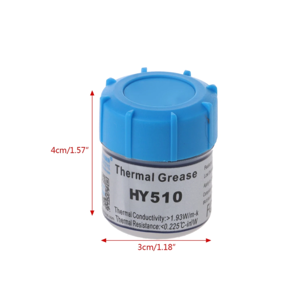 Pasta Termica  HY510 Procesador Gris 10 gr para PC CPU Ordenador Xbox REF2044
