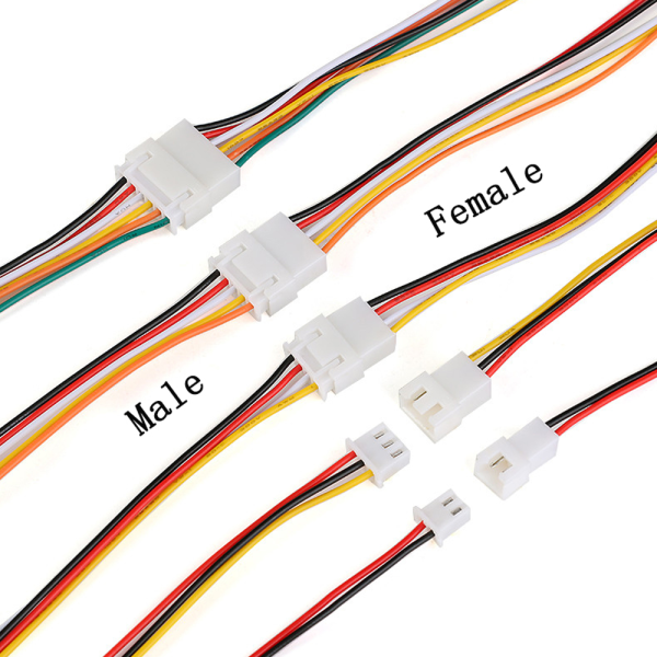 2x Pareja Cable conector XH 2.54mm macho y hembra 2 pin carga de batería JST 20CM 1007-26 AWG REF2067 - Imagen 4