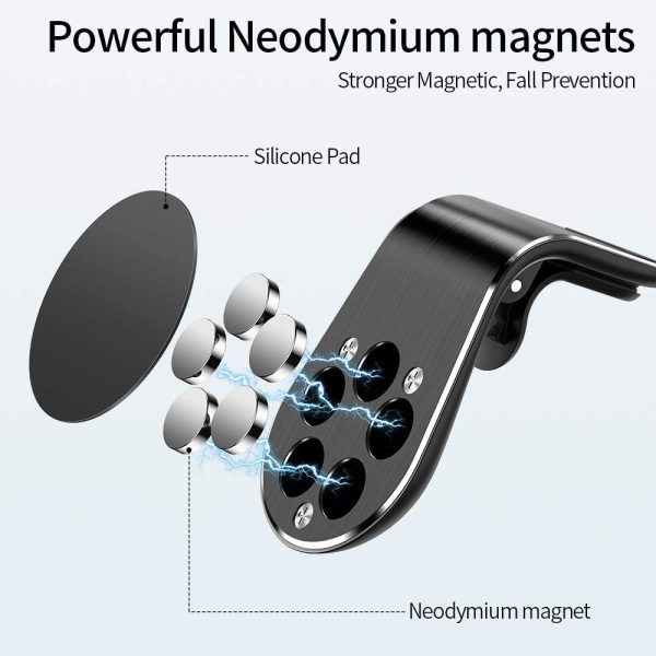 Soporte magnético Universal para teléfono Rejilla de coche - Imagen 7