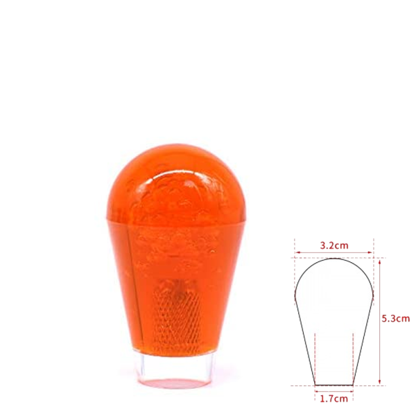 Bate Joystick Ovalado Arcade americano LB-35-N Rojo Transparente REF2148 - Imagen 2
