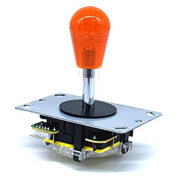 Bate Joystick Ovalado Arcade americano LB-35-N Rojo Transparente REF2148 - Imagen 3