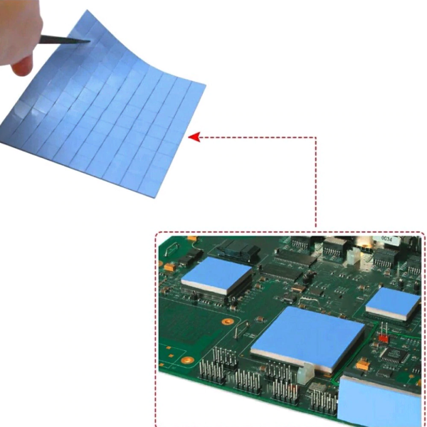 10x PAD TERMICO Thermal Pad 10x10x1mm Pasta Termica Alta disipacion - Imagen 2