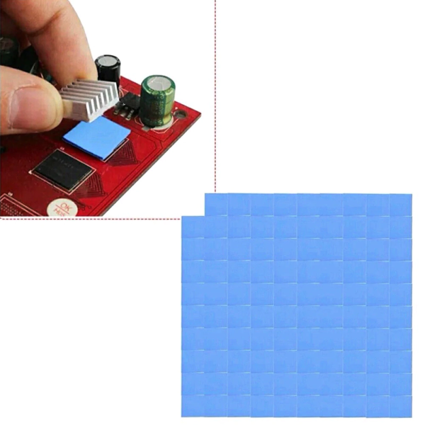 10x PAD TERMICO Thermal Pad 10x10x1mm Pasta Termica Alta disipacion - Imagen 6