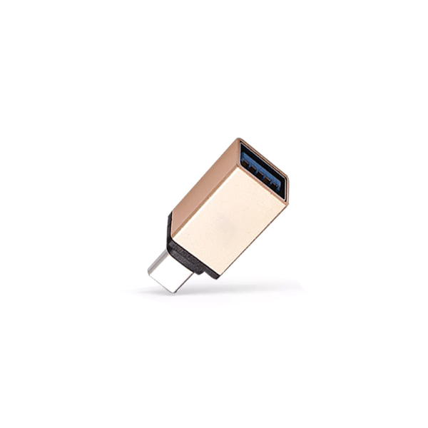 Adaptador USB 3.0 Hembra a Tipo C USB 3.1 Macho OTG BRONCE