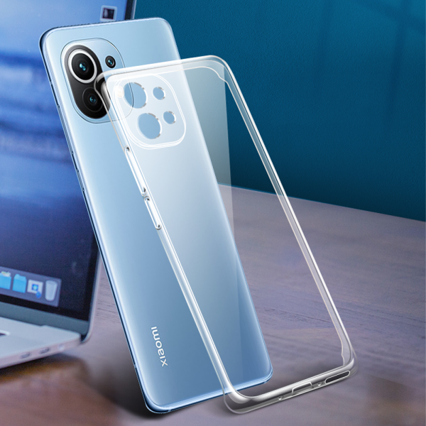 Funda Carcasa Silicona Gel TPU Lisa Para Xiaomi Mi 11 5G 6.81 Transparente