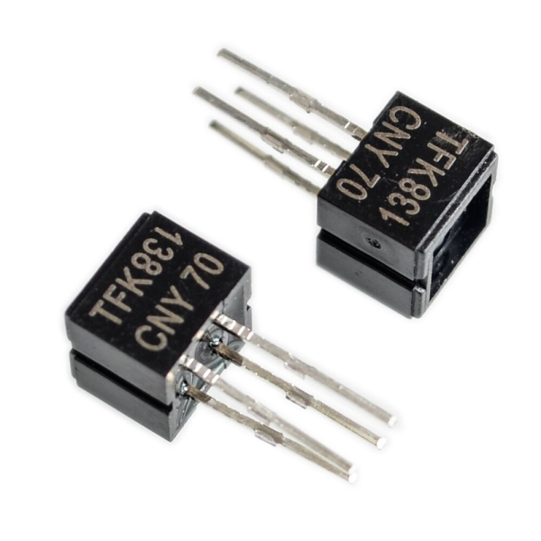 2x CNY 70 SENSOR INFRAROJO REFLEXIVO FUENTE DE LUZ INFRARROJA