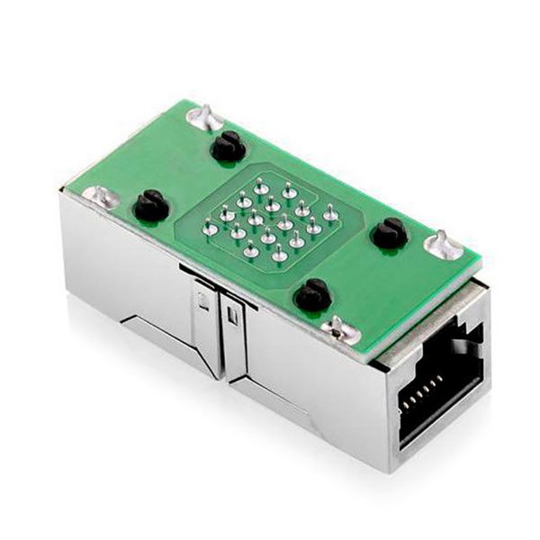 1x Adaptador Conector Empalme RJ45 Hembra a Hembra cat7/6/5e 8p8c - Imagen 2