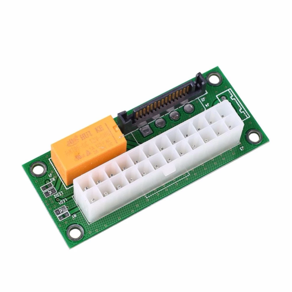 ADD2PSU ATX 24 Pin Conector Adaptador Fuente alimentacion doble para multiples PSU SATA REF2238