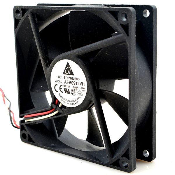 Ventilador 9025 Delta AFB0912VH 0.6A 12V 92x92x25 mm Doble bola REF2249