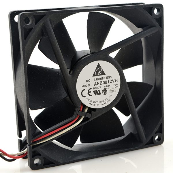 Ventilador 9025 Delta AFB0912VH 0.6A 12V 92x92x25 mm Doble bola REF2249 - Imagen 2