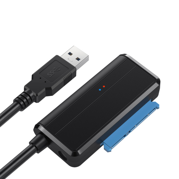 Cable adaptador de USB 3.0 a SATA 2.5 / 3.5" Conector Jack 12V DC 2A