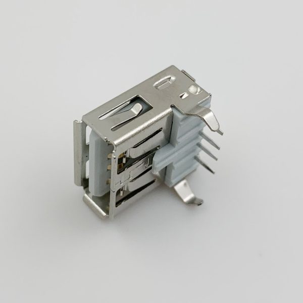 5x Conector Usb Hembra Tipo A 90º Grados Para Pcb REF0048