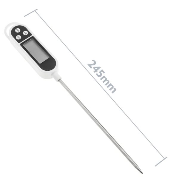 Termómetro digital sonda rígida cocina y alimentos LCD -50ºc to +300ºc TP300
