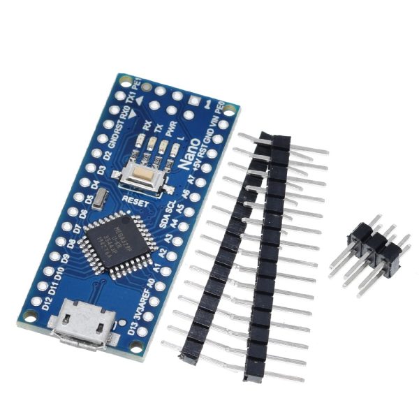 NANO V3.0 ATmega328P CH340G 16Mhz SIN SOLDAR 100% Compatible Arduino MicroUSB - Imagen 3