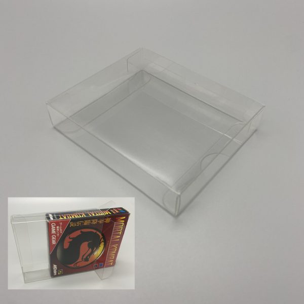 funda protectora para juegos japoneses con caja de Sega Game Gear