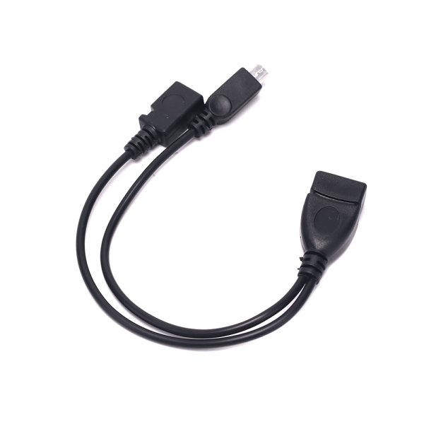 Cable Adaptador OTG 2 en 1 Micro Usb macho y hembra a USB 2.0 hembra - Imagen 2