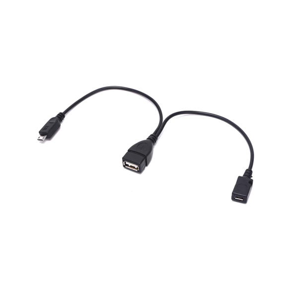 Cable Adaptador OTG 2 en 1 Micro Usb macho y hembra a USB 2.0 hembra - Imagen 3