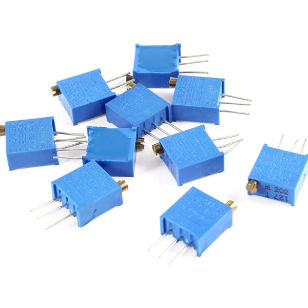 5X POTENCIOMETRO MULTIVUELTA 20K OHM 3296-W 0,5W RESISTENCIA VARIABLE PCB