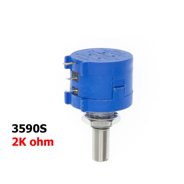 Potenciometro 2K OHM Precision Multivuelta -  resistencia variable 2w 3590S - Imagen 2