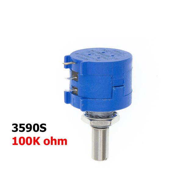 Potenciometro 100K OHM Precision Multivuelta -  resistencia variable 2w 3590S - Imagen 2