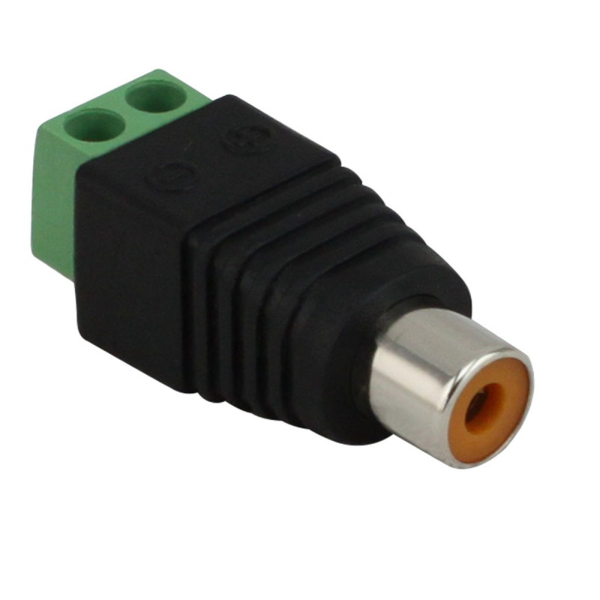 1x Adaptador Conector RCA Hembra aereo para audio o video - Imagen 2