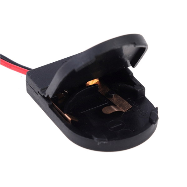 Portapilas CR2032 pila boton con tapa e interruptor 20mm