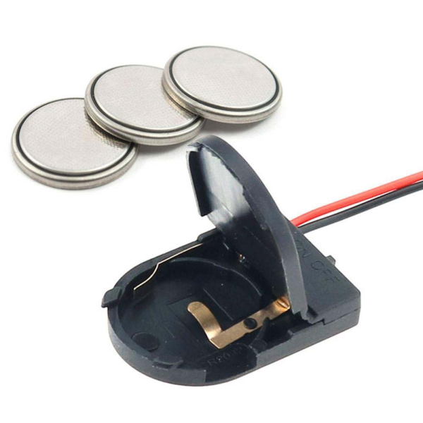 Portapilas CR2032 pila boton con tapa e interruptor 20mm - Imagen 2