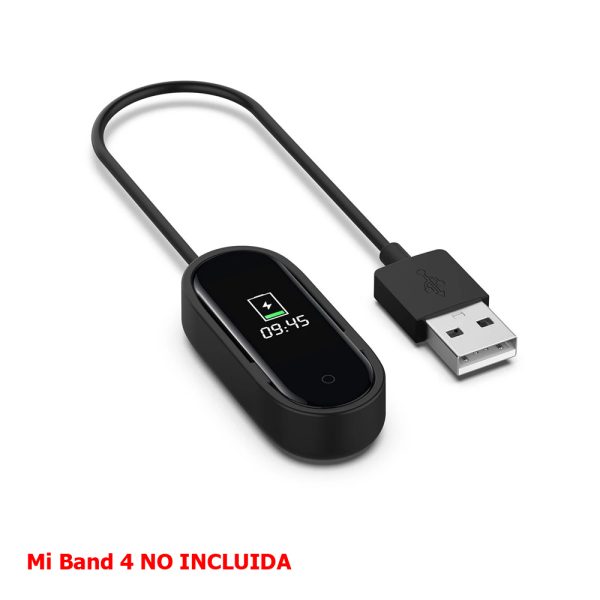 Cable USB Cargador Dock para Reloj inteligente Xiaomi Mi Band 4 Smartwatch Negro - Imagen 2