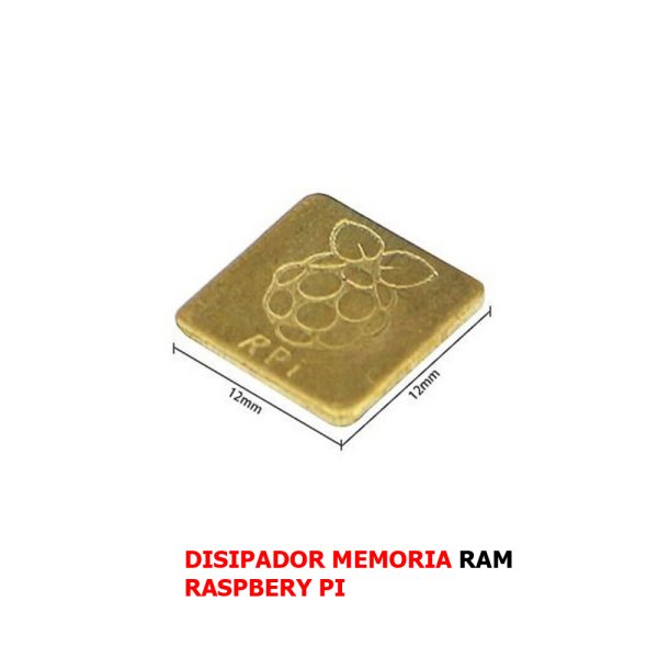 DISIPADOR COBRE PLANO PARA RASPBERRY PI - Imagen 2
