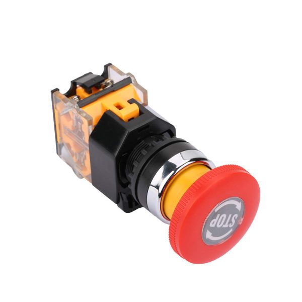 Interruptor de Botón Emergencia con Bloqueo Automático  LA38-11ZS - Imagen 3