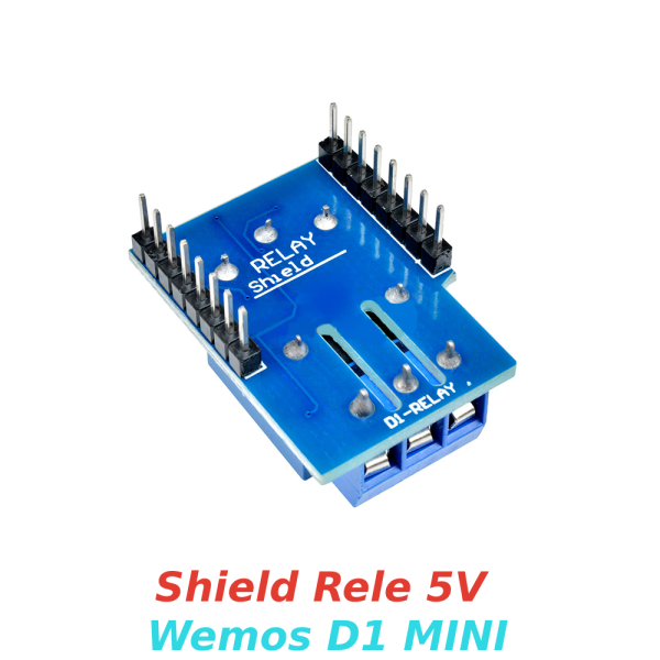 Modulo Shield Rele 5V para WeMos D1 mini WiFi ESP8266 - Imagen 4