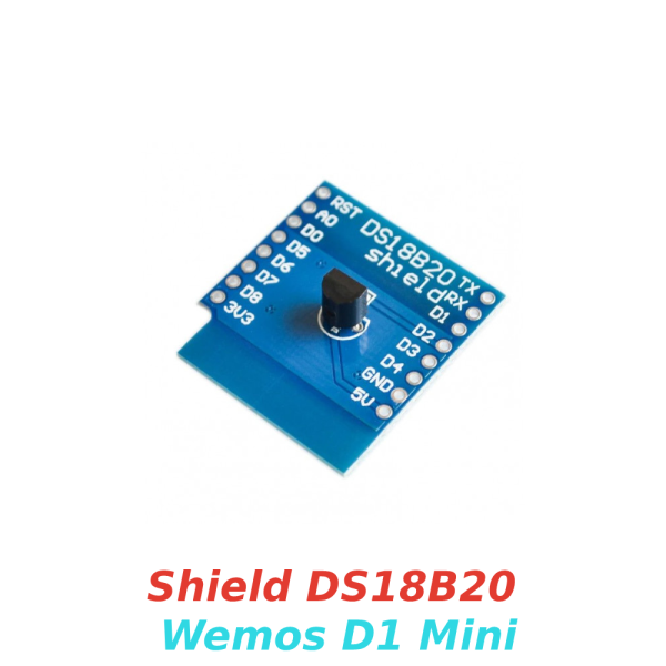 Modulo Shield temperatura DS18B20 para WeMos D1 mini - Imagen 2