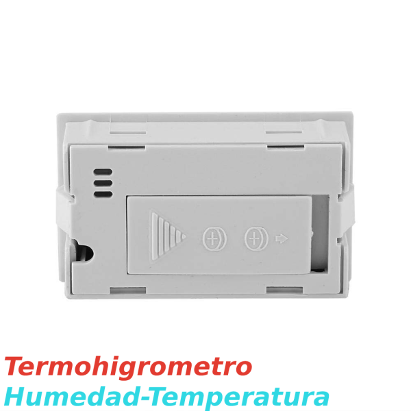 Termohigrometro termometro higrometro digital temperatura y humedad  Blanco - Imagen 3