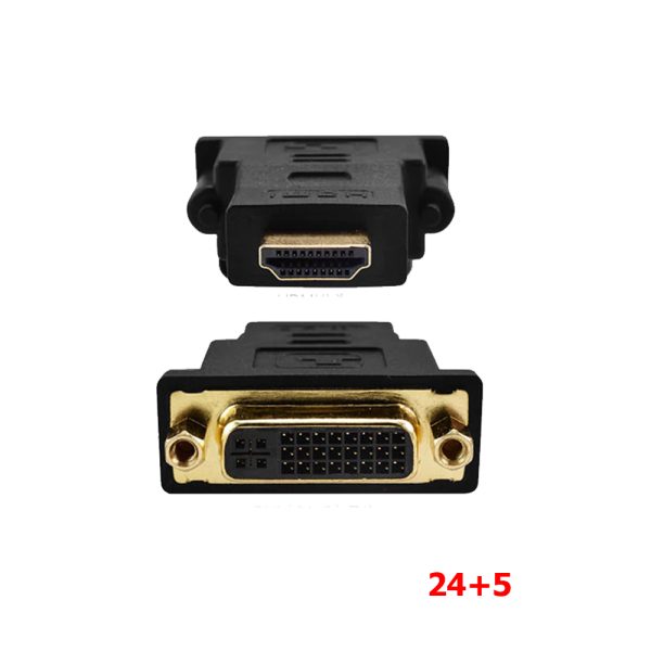 Adaptador HDMI Macho a DVI-I 24+5 Hembra