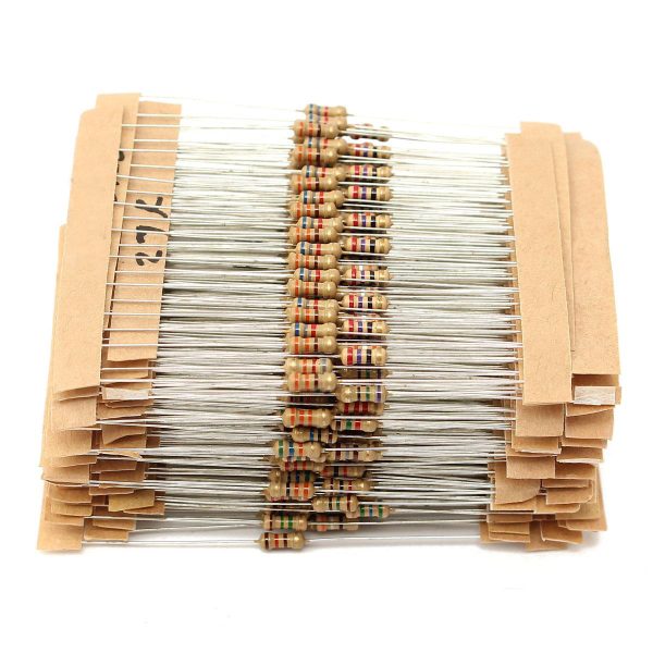 50x Resistencias 22 Kohm 22k OHM 5% 1/4w 0,25w carbón film pelicula