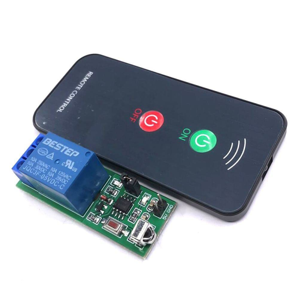 BESTEP Modulo de rele 1 canal 5V con control remoto infrarrojo - Imagen 4