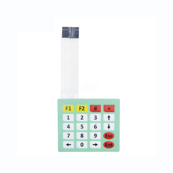 TECLADO MEMBRANA 4x5 teclas con adhesivo - Matrix Keypad Keyboard Key Arduino - Imagen 2
