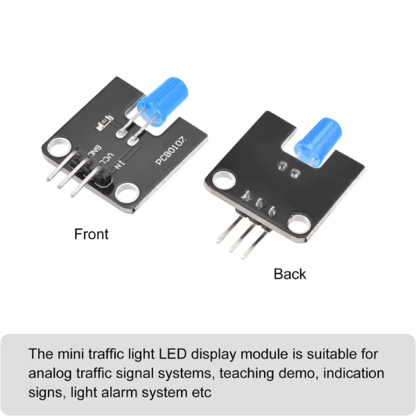Modulo emisor de luz LED para Arduino microcontrolador de 5 mm Azul - Imagen 2